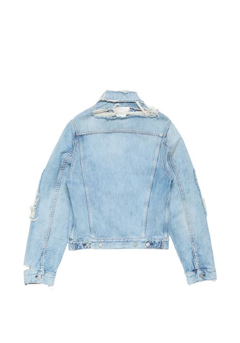 giacca in denim effetto vissuto unisex azzurra ACNE STUDIOS | A90714228